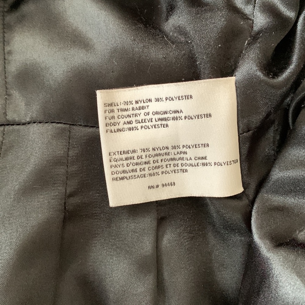 ❄️ Laundry by Shelli Segal black puffer coat. Size L. - Picture 12 of 13